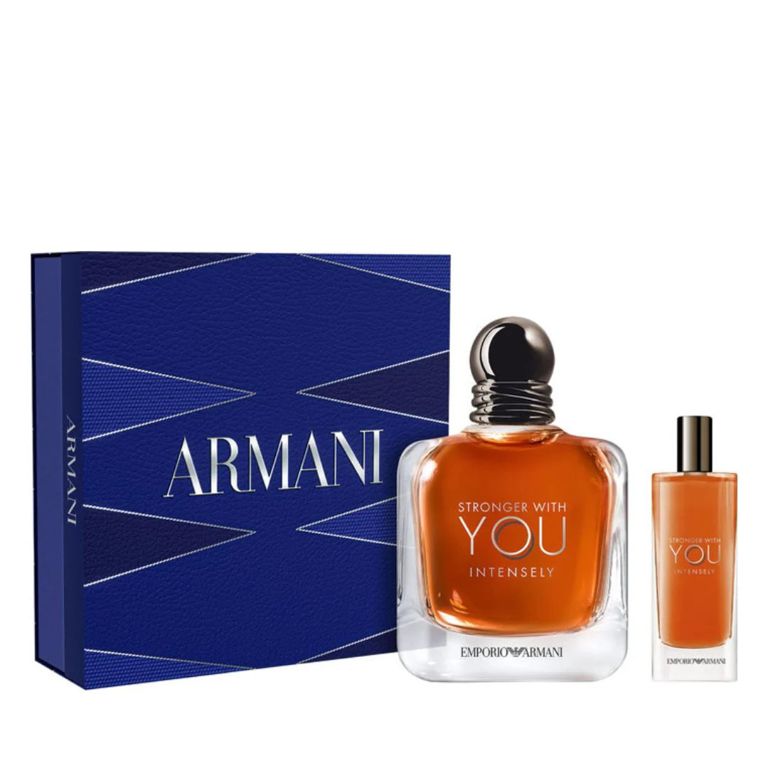Armani Beauty Stronger With You Intensely Parfum Set 100ml+15ml