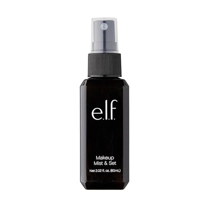 elf Makeup Mist & Set - Small, Lightweight, Long Lasting, All-Day Wear, Revitalizes, Refreshes, Hydrates, Soothes, Infused with Aloe, Green Tea and Cucumber