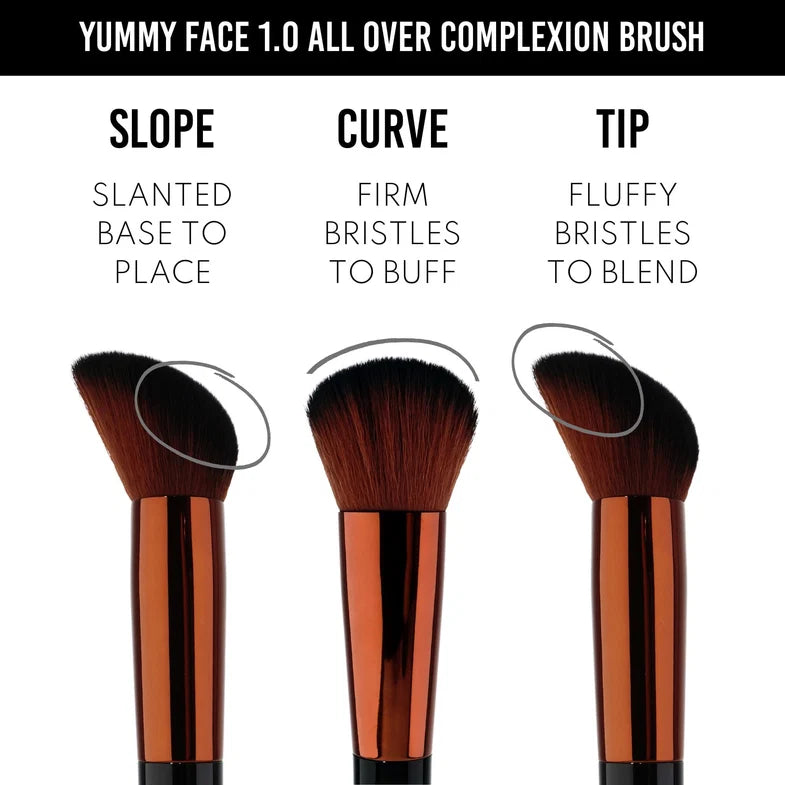 Danessa Myricks Beauty Yummy Face 1.0 All Over Complexion Brush For Foundation, Blush, Bronzer & Powder