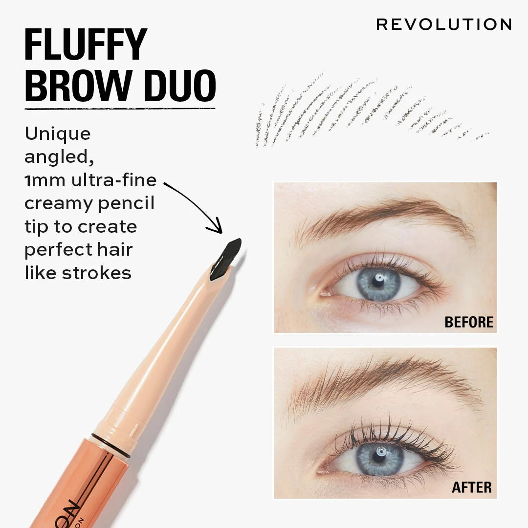 Revolution Fluffy Brow Filter Duo