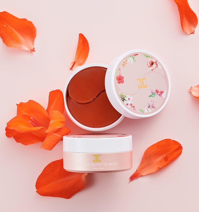 JAYJUN Roselle Tea Eye Gel Patch Jar - 60 Patches