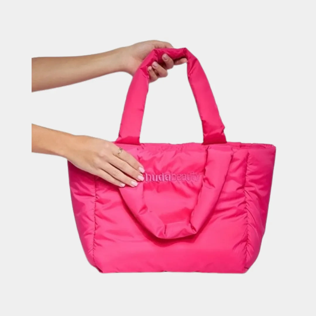 HUDA BEAUTY Pink Tote Bag