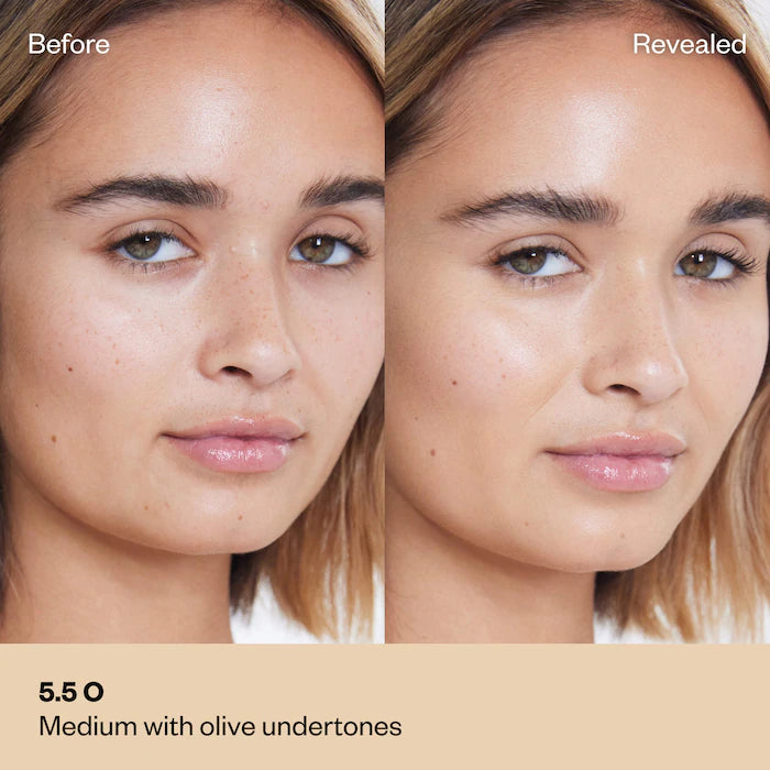 Kosas 
Revealer Super Creamy + Brightening Concealer with Caffeine and Hyaluronic Acid Tone 5.5 O - medium with subtle olive undertones