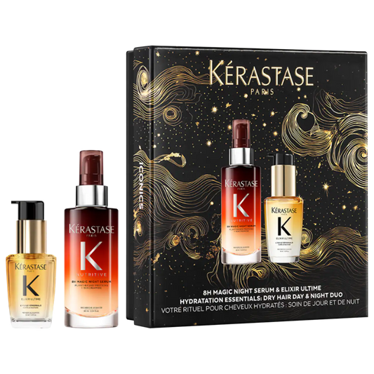 Kérastase - Iconic Hair Heroes Gift Set: 8H Magic Night Serum & Mini Elixir Ultime Hair Oil