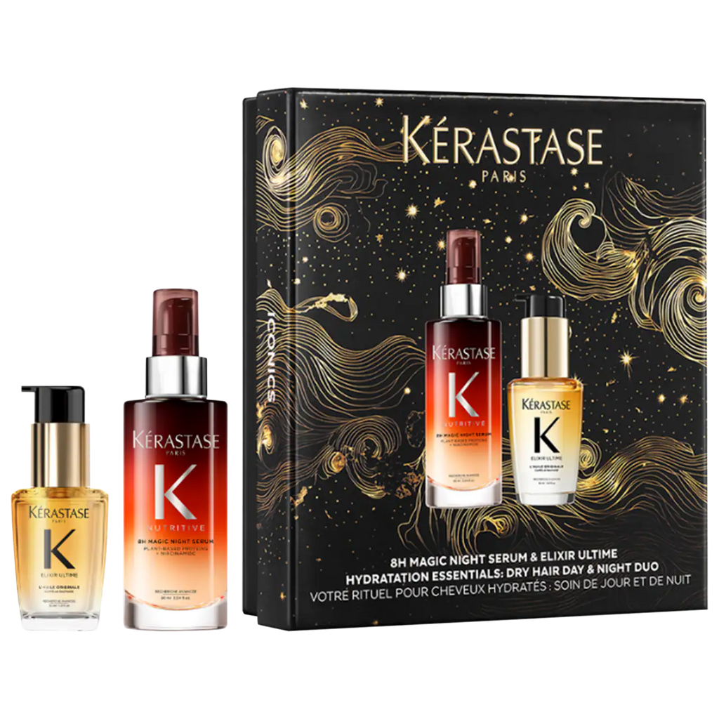 Kérastase - Iconic Hair Heroes Gift Set: 8H Magic Night Serum & Mini Elixir Ultime Hair Oil