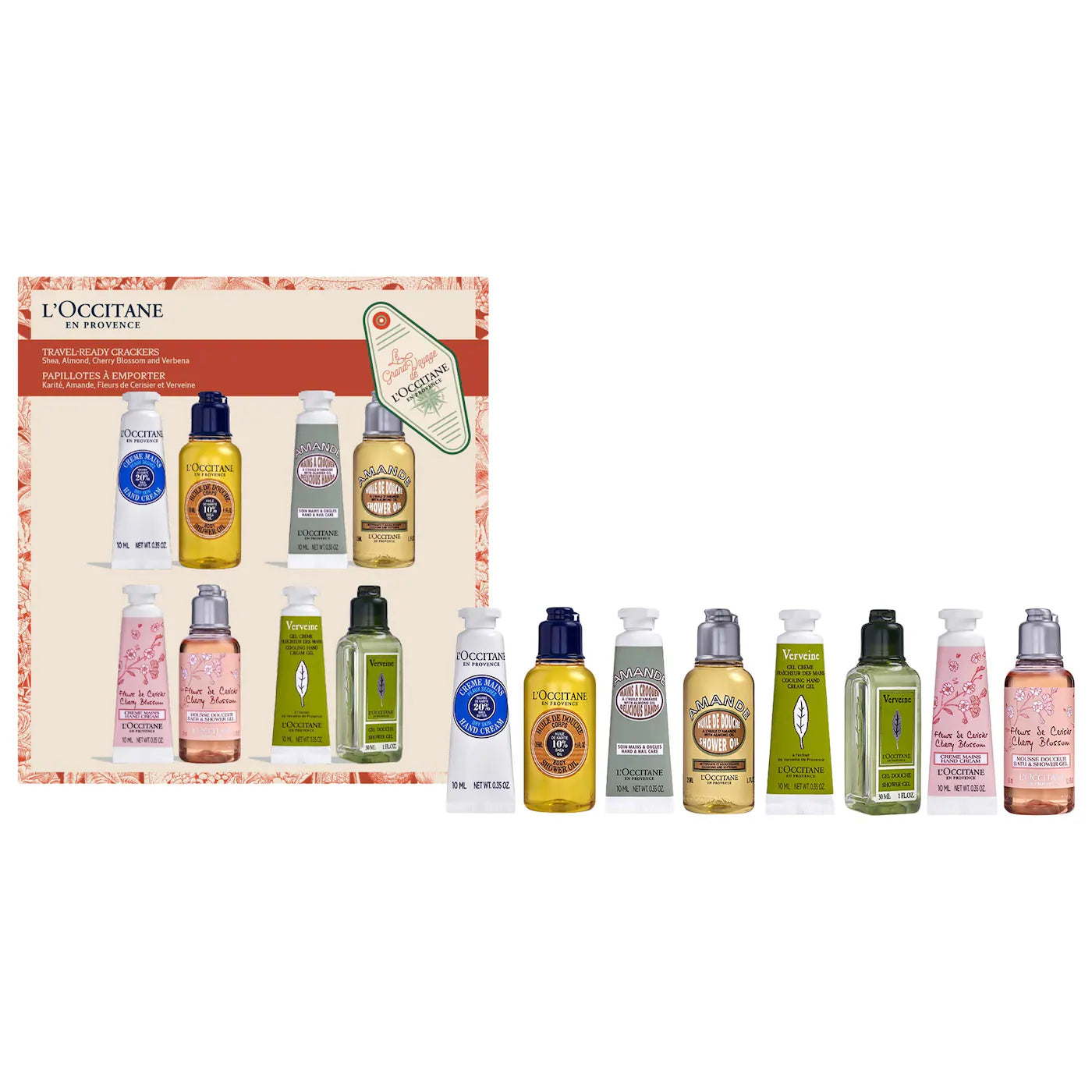 L'OCCITANE  Travel-Ready Crackers to Nourish Hands & Body