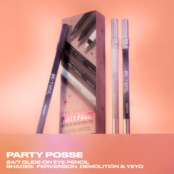 URBAN DECAY  Party Posse 24/7 Eyeliner Trio - Holiday Makeup Set