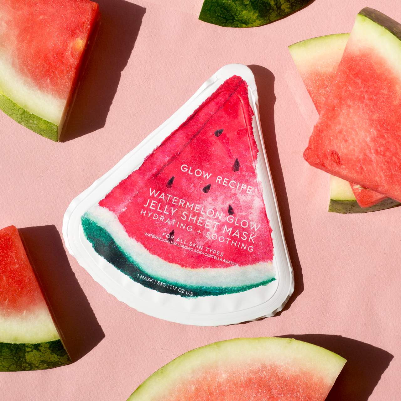 Glow Recipe  Watermelon Glow Hydrating & Soothing Jelly Sheet Mask