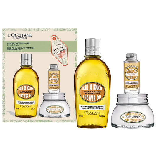 L'OCCITANE  Almond Softening & Moisturizing Holiday Trio