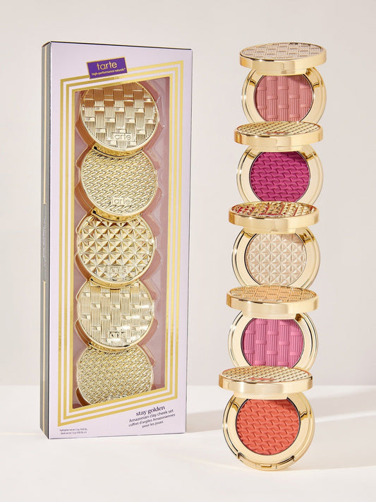 Tarte Stay Golden Amazonian Clay Cheek Set