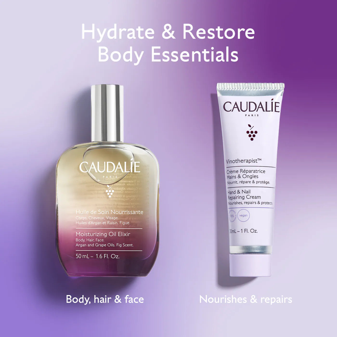 CAUDALIE  Hydrate & Restore Body Essentials