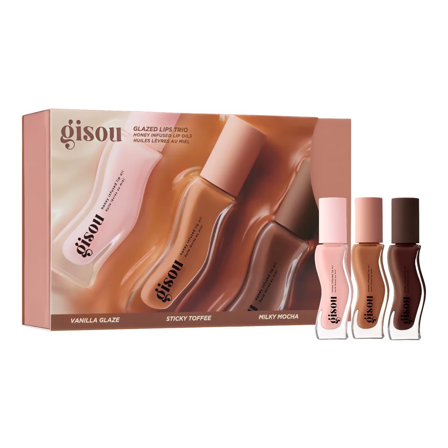 Gisou Glazed Lips Trio