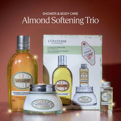 L'OCCITANE  Almond Softening & Moisturizing Holiday Trio