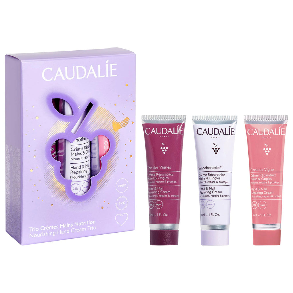 CAUDALIE  Hydrating & Nourishing Hand Cream Trio