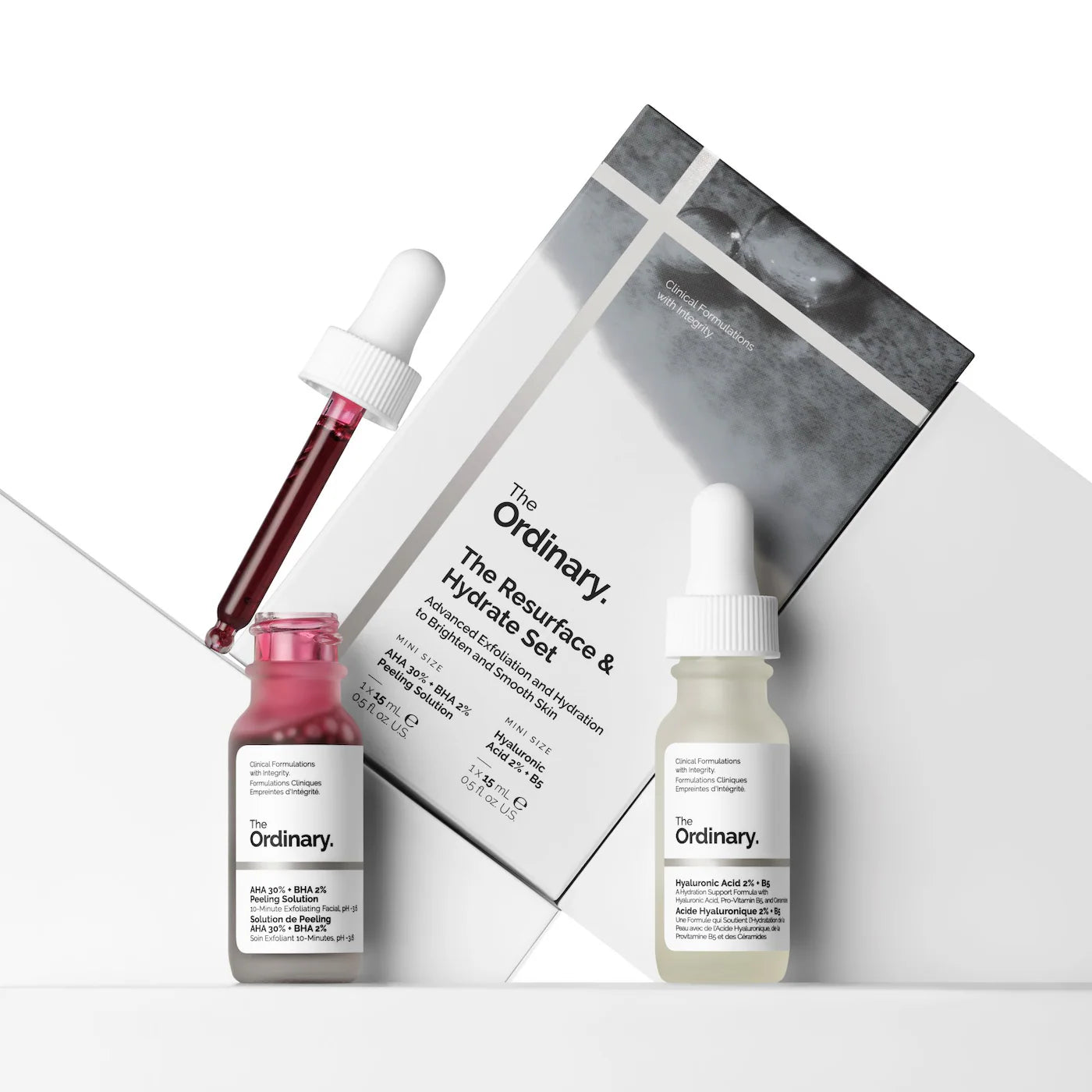 The Ordinary The Resurface & Hydrate Set with Hyaluronic Acid + AHA