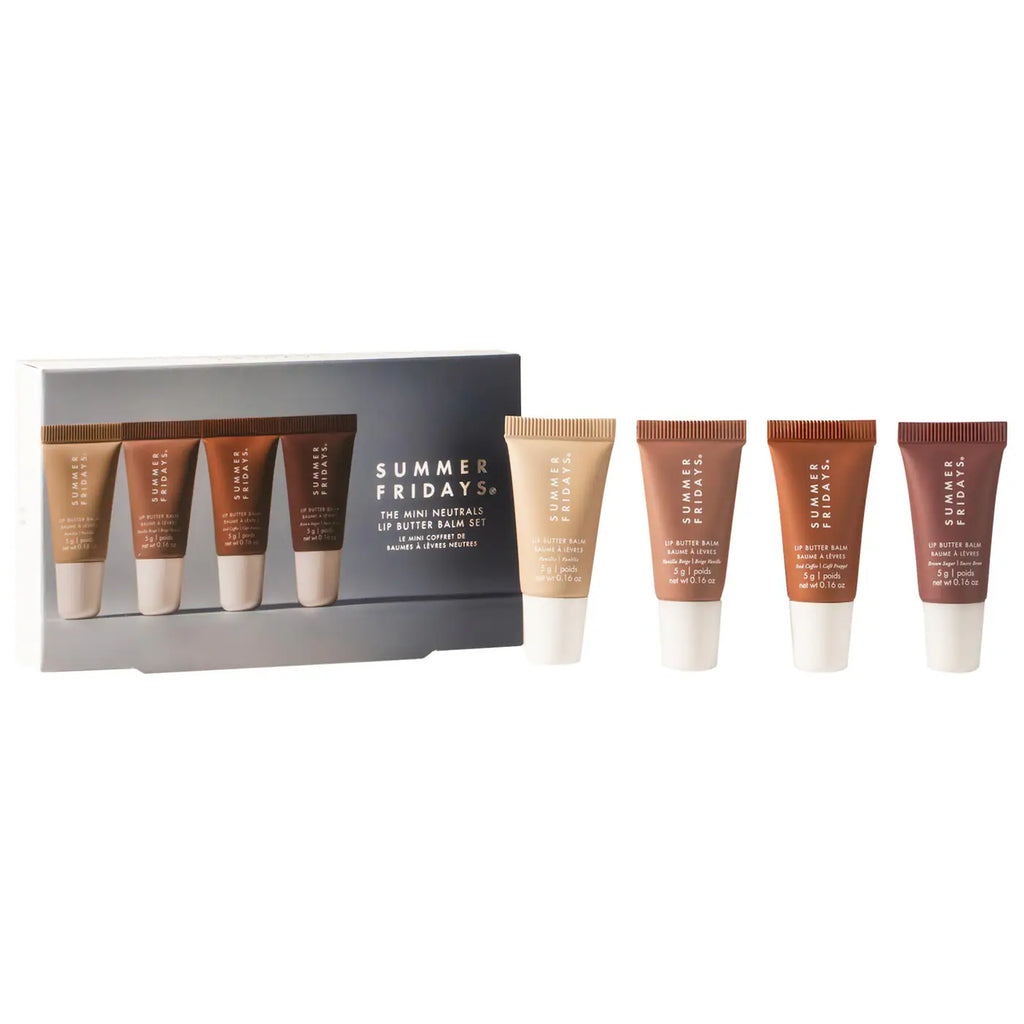 Summer Fridays  The Mini Neutrals Lip Butter Balm Set