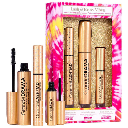 GRANDE COSMETICS  Lash and Brow Vibes Mascara and Lash Serum Set