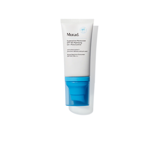 Murad Superactive Moisturizer SPF 50: Mattifying Oil + Pore Control مرطب يومي مع SPF 50 للتحكم بالزيوت وتقليل مظهر المسام (Copy)