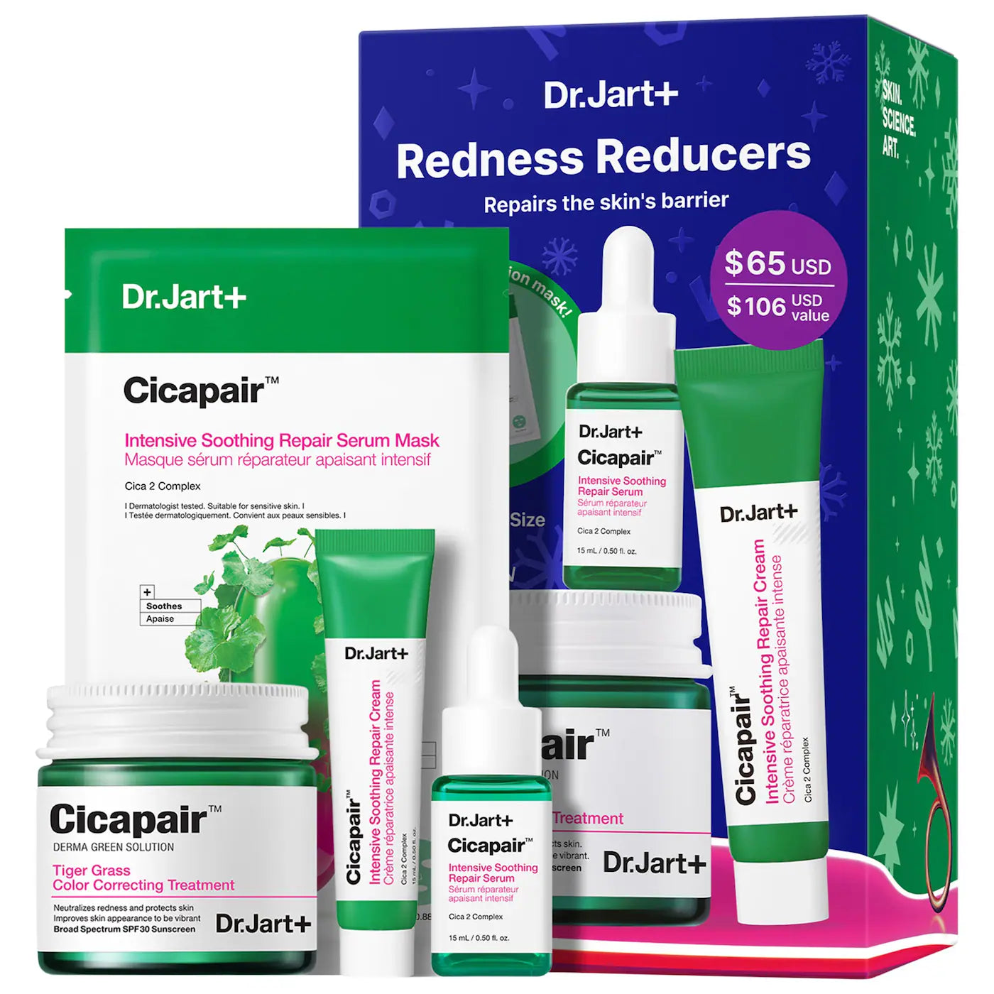 Dr. Jart+ Cicapair™ Redness Reducers Gift Set for Sensitive Skin