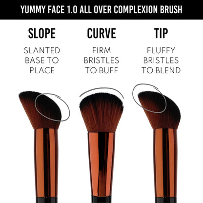 Danessa Myricks Beauty Yummy Face 1.0 All Over Complexion Brush For Foundation, Blush, Bronzer & Powder