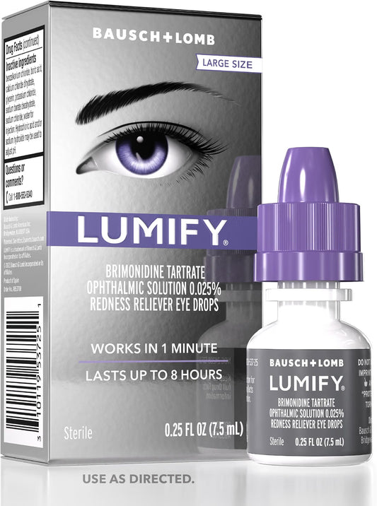 Lumify Redness Relief Eye Drops, Whiter & Brighter Looking Eyes
