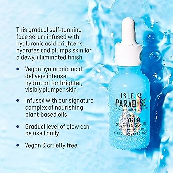 Isle of Paradise Hyglo Hyaluronic Self-Tan Serum Face