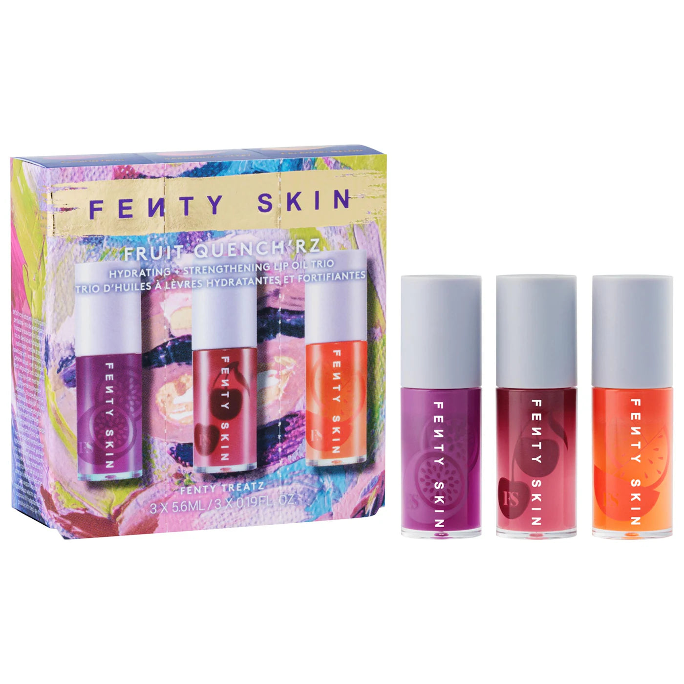 Fenty Skin  Fruit Quench'rz Hydrating + Strengthening Lip Oil Trio