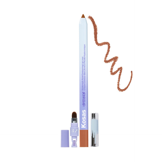 Kosas Hotliner Hyaluronic Acid Contouring Lip Liner - Epic Soft Caramel Brown