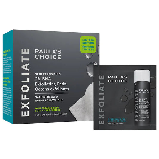 Paula's Choice 
Skin Perfecting 2% BHA Exfoliating Toner Pads for Clear Skin