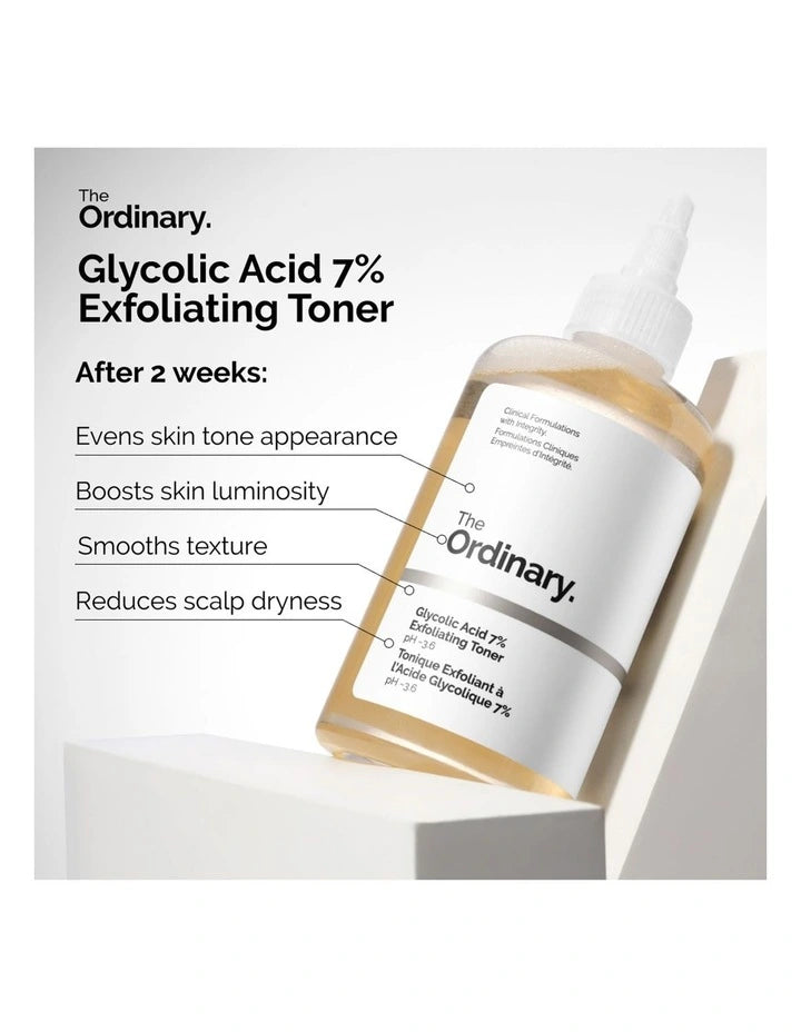 The Ordinary Glycolic Acid 7% Toning Solution | ACID 240 ml