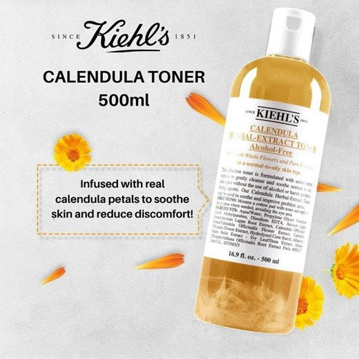 Kiehl’s Calendula Herbal-Extract Alcohol-Free Toner 500ml