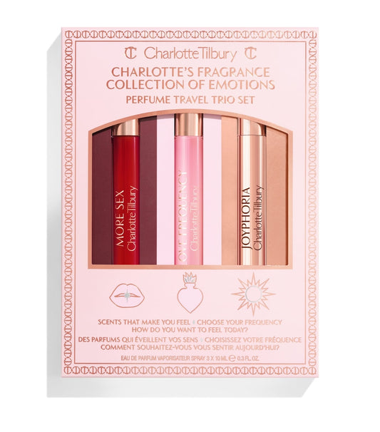 Charlotte Tilbury Collection of Emotions Eau de Parfum Travel Spray Trio Set