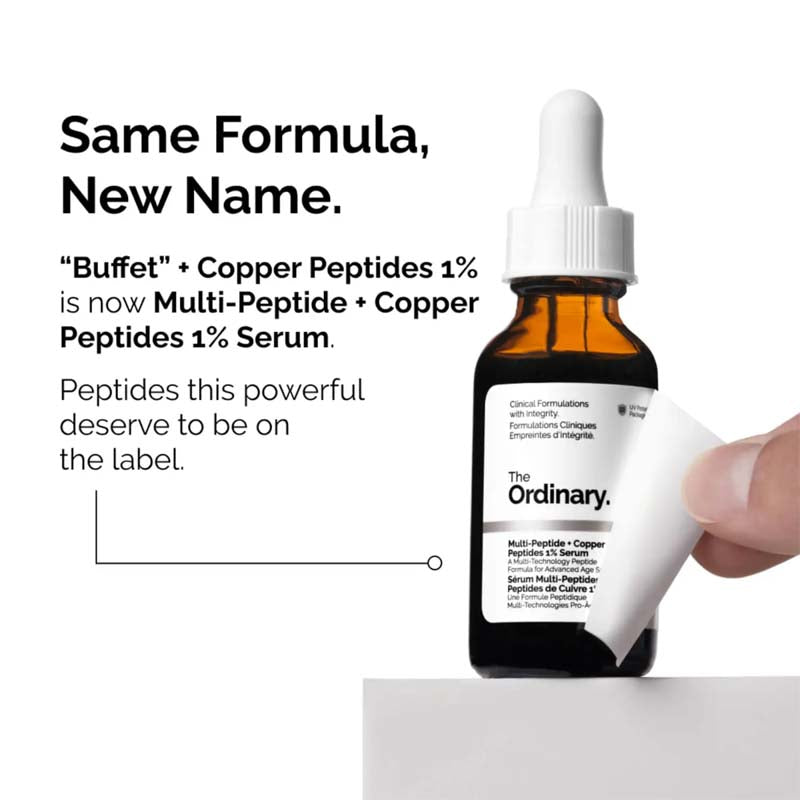 The Ordinary 'Buffet' + Copper Peptides 1% - 30ml