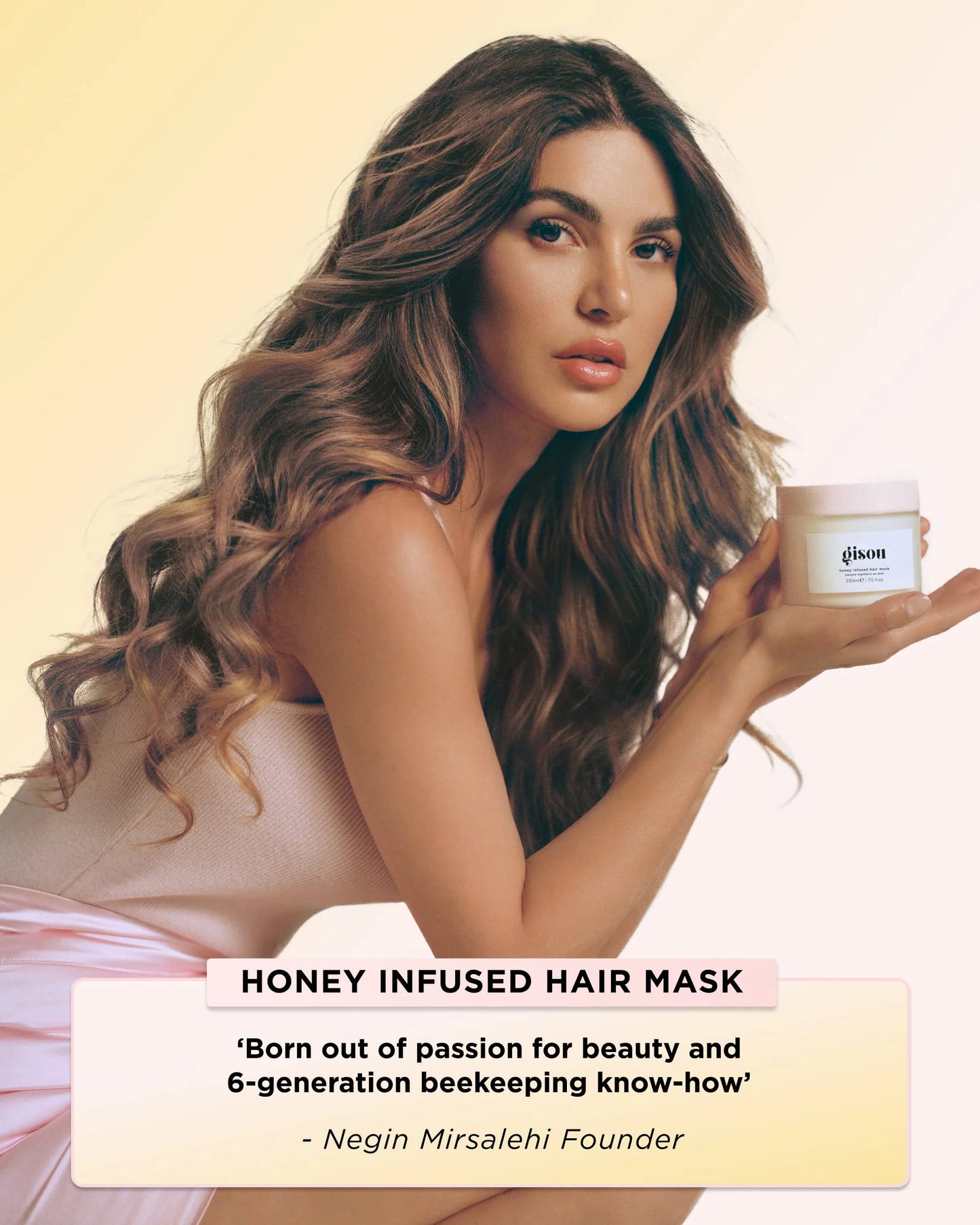 Gisou Honey Infused Hydrating Hair Mask - 75ml