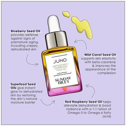 Sunday Riley Juno Antioxidant + Superfood Face Oil