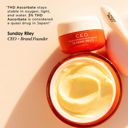 Sunday Riley Mini C.E.O. Vitamin C Brightening Rich Hydration Moisturizer - 15 g