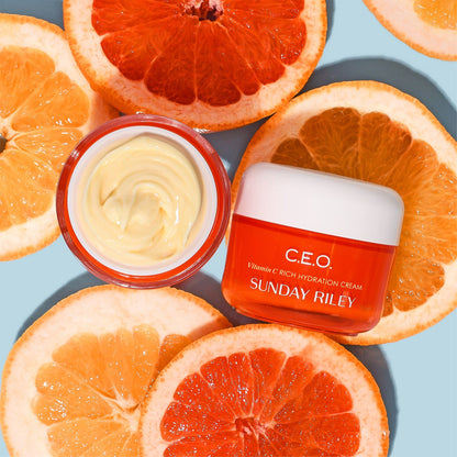 Sunday Riley Mini C.E.O. Vitamin C Brightening Rich Hydration Moisturizer - 15 g