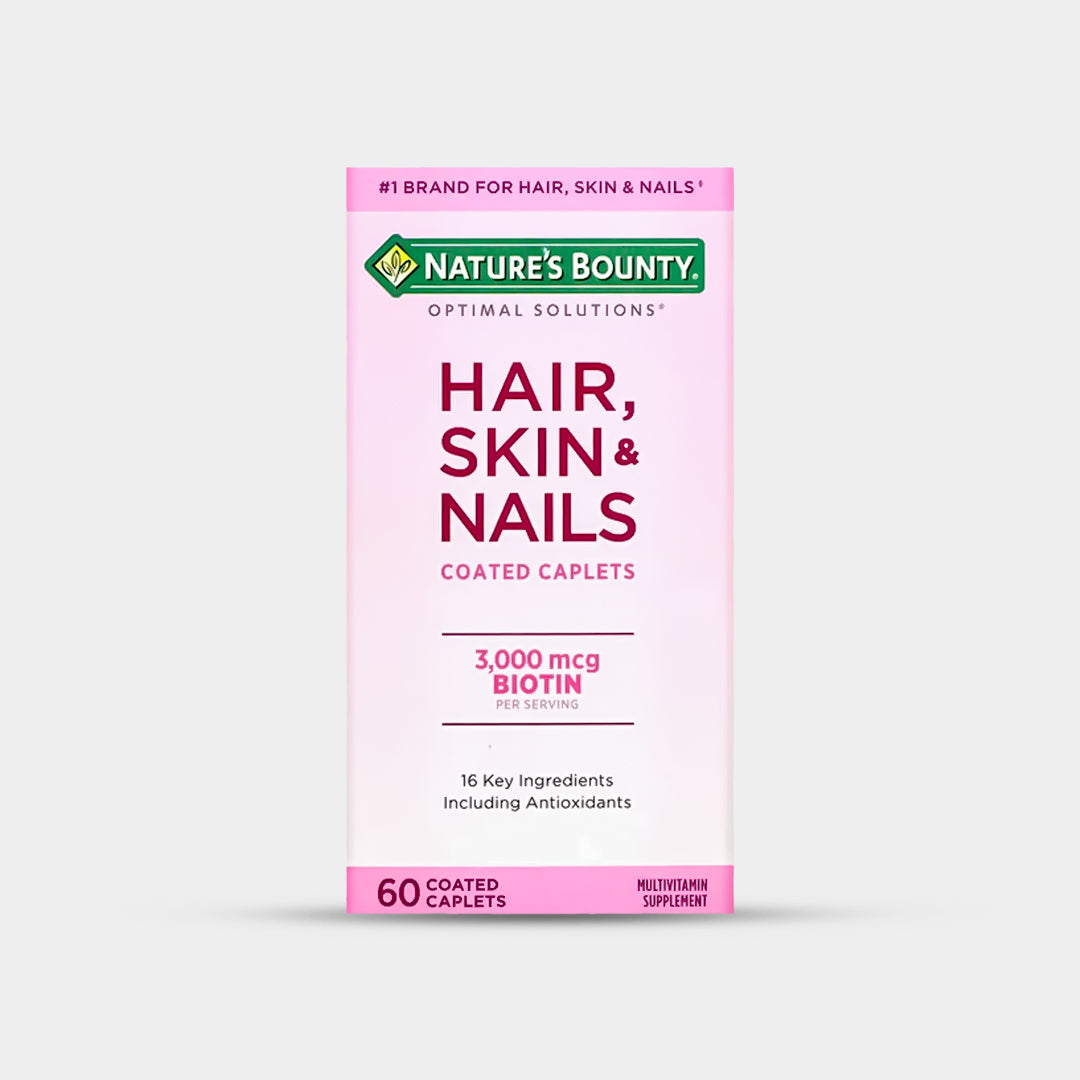 Nature’s Bounty Hair, Skin & Nails, 60 Coated Caplets