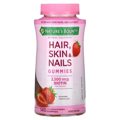 Nature’s Bounty Hair, Skin, & Nails, Strawberry Flavored