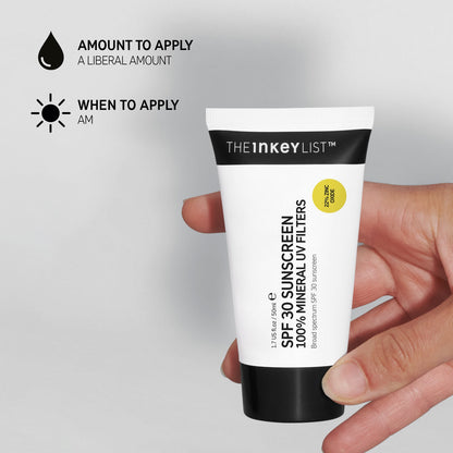 The Inkey List SPF 30 Daily Sunscreen - 50ml