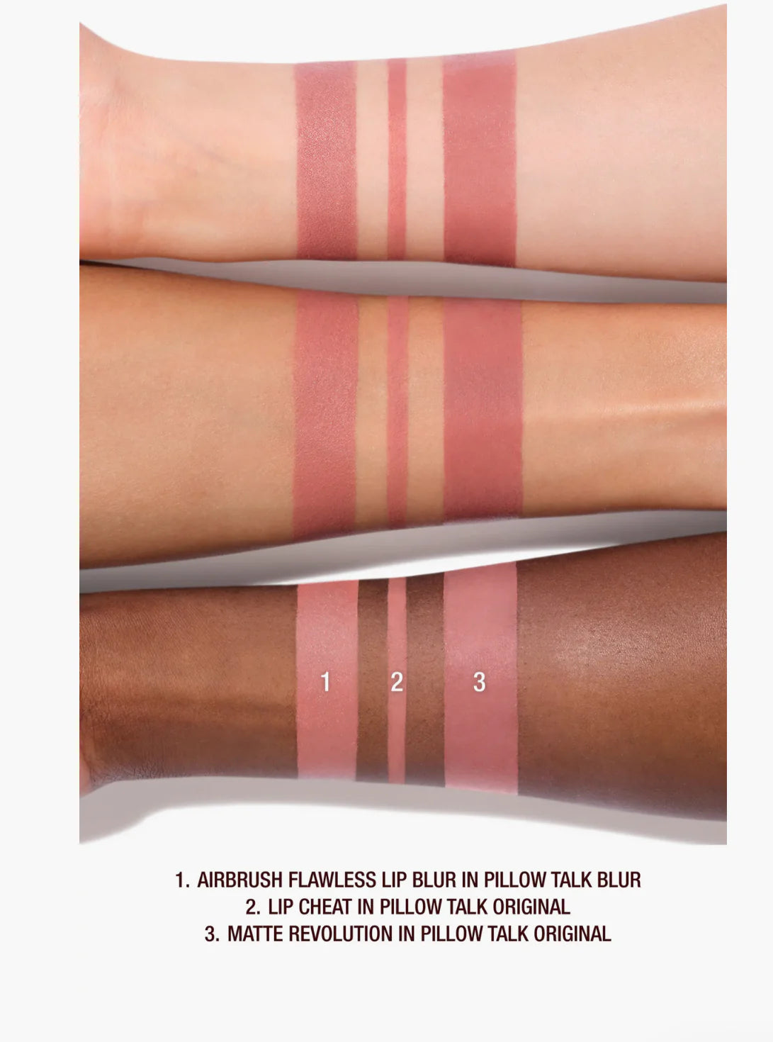 CHARLOTTE TILBURY Pillow Talk Lip Kit Full Sizes