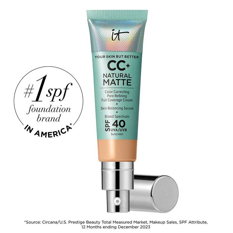 CC+ Cream Natural Matte Foundation with SPF 40 - It Cosmetics