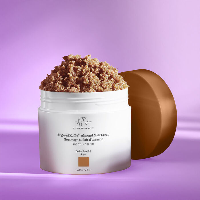 Drunk elephant Sugared Koffie Almond Milk Body Scrub