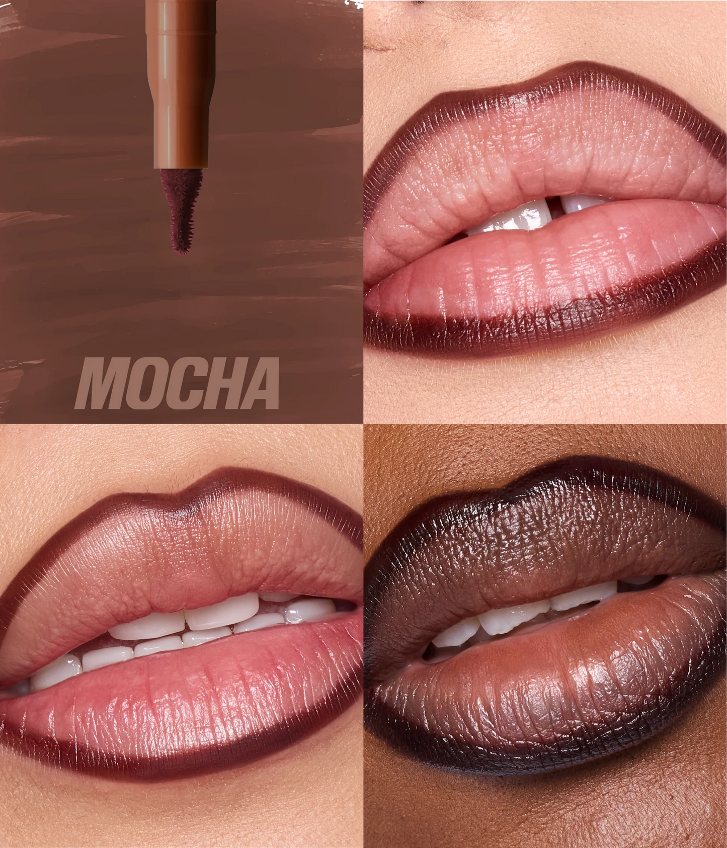 HUDA BEAUTY תוחם ומסטין שפתיים עמיד ל-12 שעות – אספקה מיידית