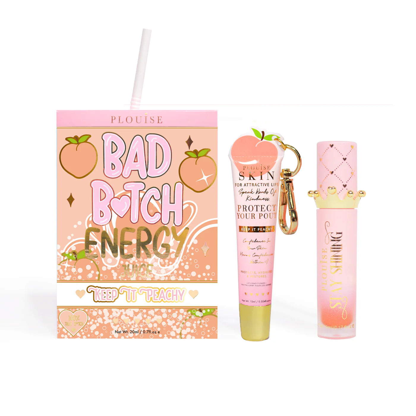 Plouise Bad Bitch Energy Lip Conditioner & Lip Oil Duo