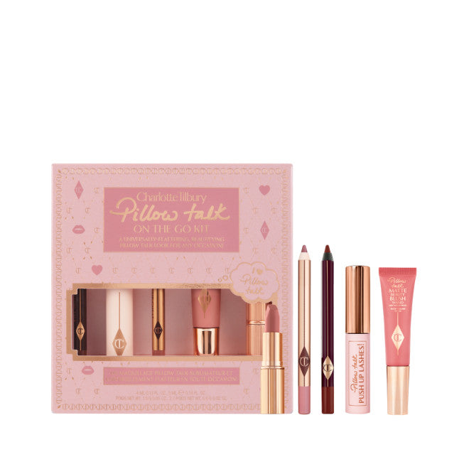 Charlotte Tilbury Pillow Talk On The Go Kit: Nude-pink Makeup Gift Set