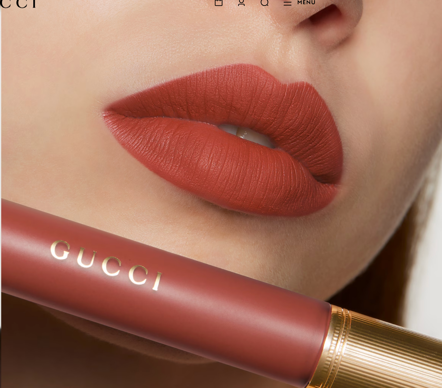 GUCCI LIQUID MATTE JANET RUST 505