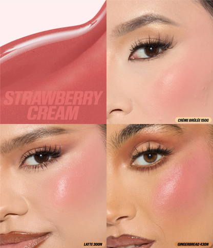 Huda Beauty Baby Blush Trio – Rosy Latte Mocktail