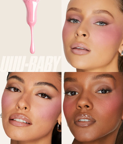 Huda Beauty Faux Filler גלוס מבריק שאינו דביק לשפתיים
