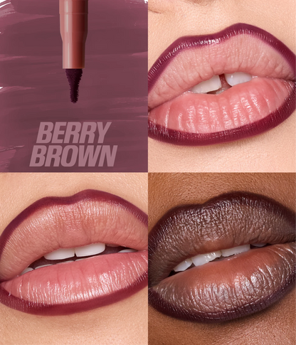 HUDA BEAUTY תוחם ומסטין שפתיים עמיד ל-12 שעות – אספקה מיידית
